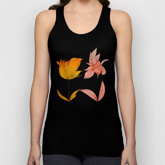 Flowers Unisex Tank Top