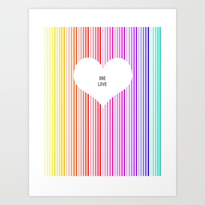 One Love Art Print