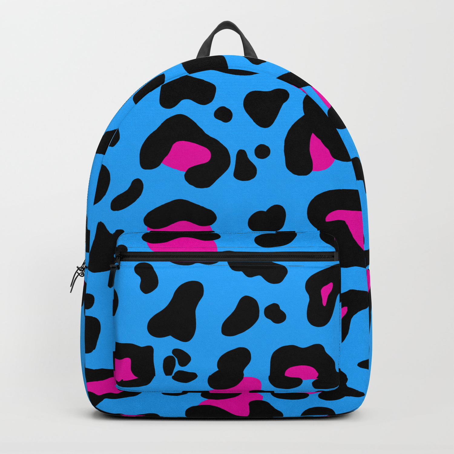 pink leopard backpack
