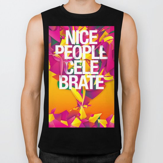 Nice People Celebrate Biker Tank