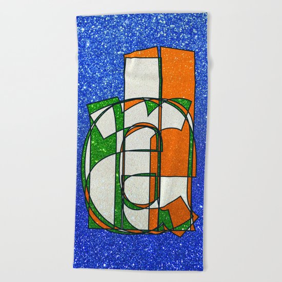 IRELAND - Glitter Beach Towel