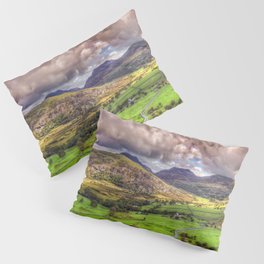 Thermals Over the Valley Pillow Sham