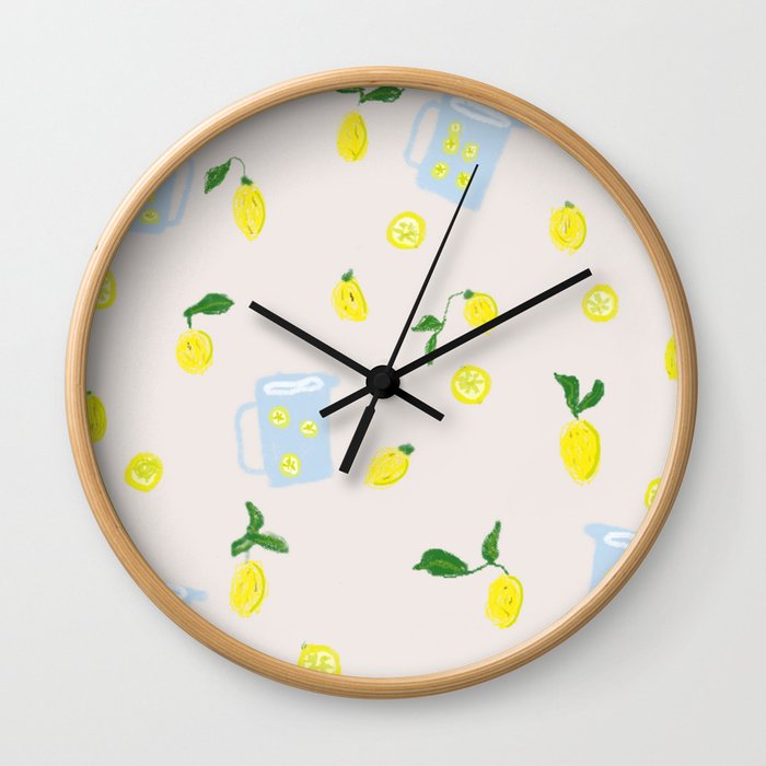 I wish I had a lemon tree Wall Clock