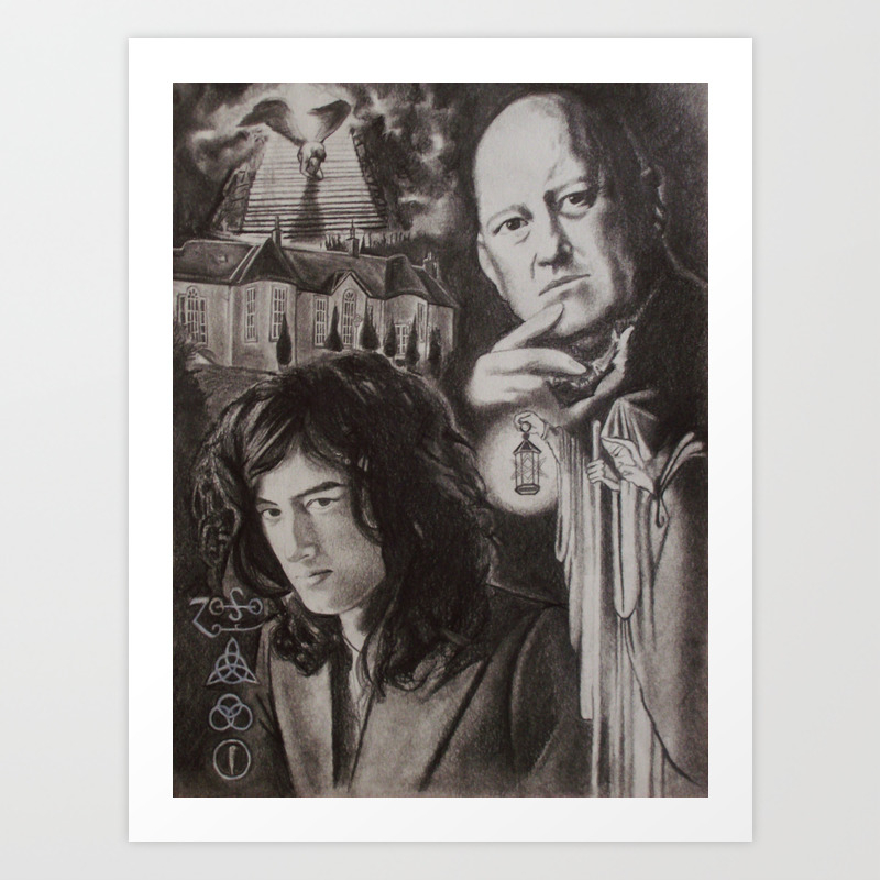 Mr Page And Mr Crowley Art Print By Alstanford Society6