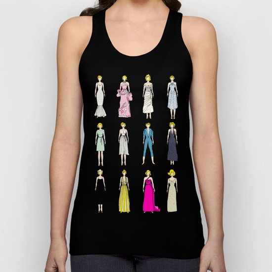 Outfits of Marilyn Fashion (White) Unisex Tank Top