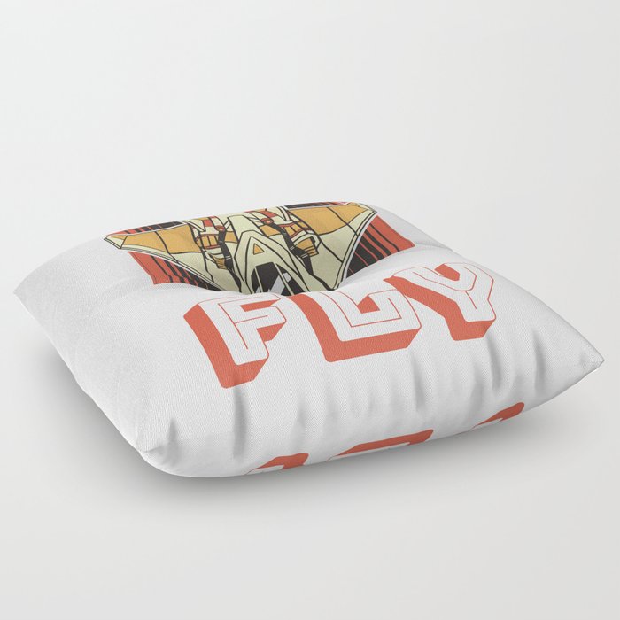 Airplanes - Born To Fly Floor Pillow