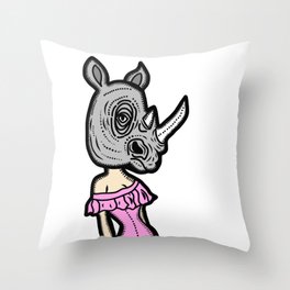 Rhinoplasty Throw Pillow