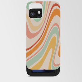 Boho Abstract Colorful Pattern iPhone Card Case
