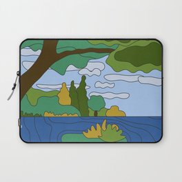 River Landscape Laptop Sleeve