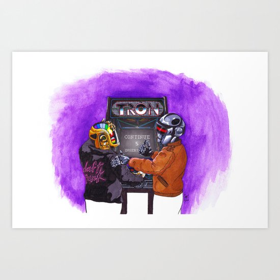 "Continue?" by Cap Blackard Art Print