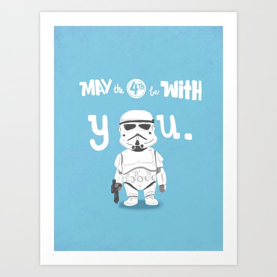 salute the troops Art Print