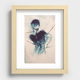 The Blue Ghost Recessed Framed Print