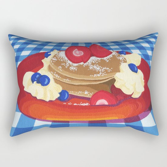 Pancakes Week 10 Rectangular Pillow