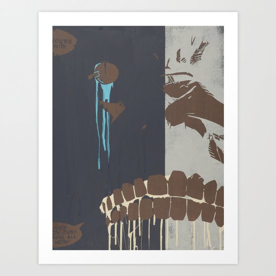 CHOMP Art Print