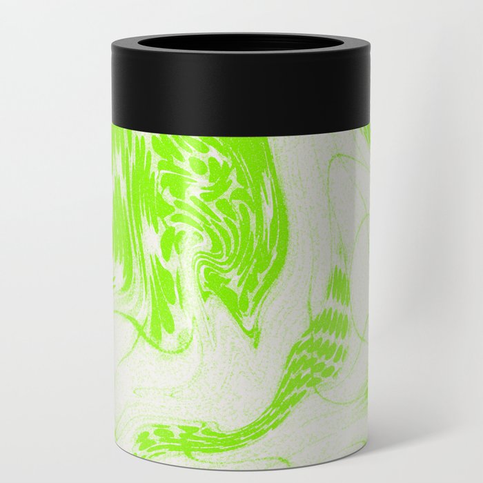 Green Wave Grunge Can Cooler