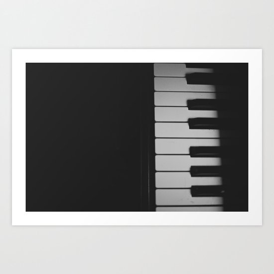 Piano Keys II ANALOG ZINE Art Print