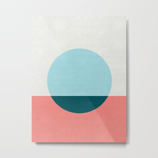 Abstract and minimalist pattern I Metal Print