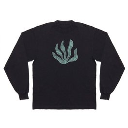 Sea Grass . Teal Long Sleeve T-shirt