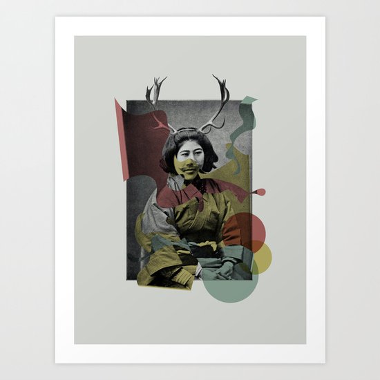 Geisha Art Print