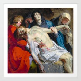 The Entombment Peter Paul Rubens Art Print