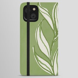Sage Green Matcha  iPhone Wallet Case