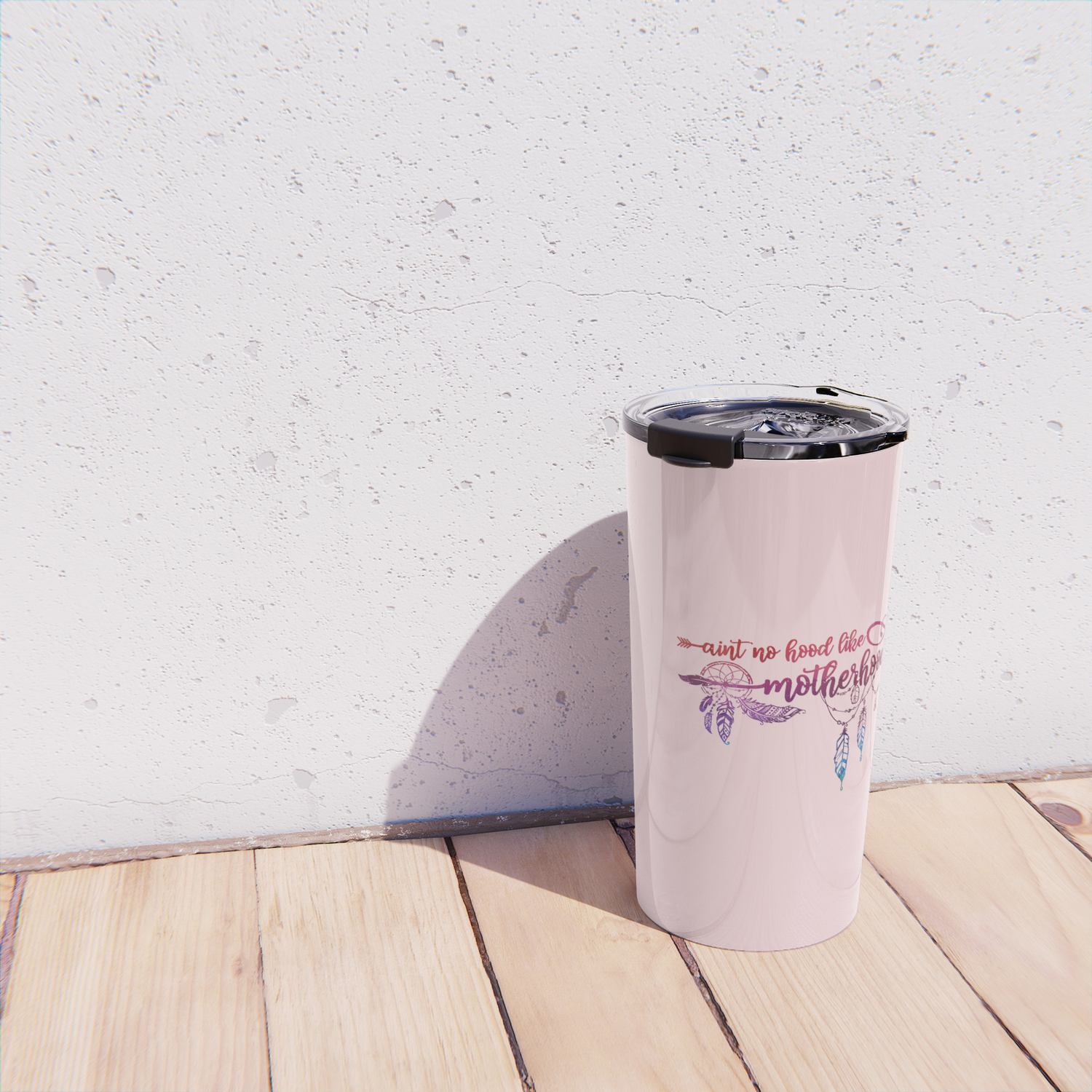 Ain T No Hood Like Motherhood Funny Mom Quote Travel Mug By Littleladybug Society6
