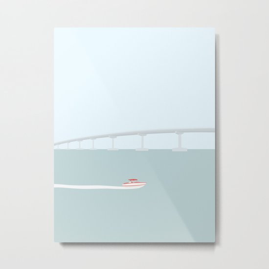 HURTIG BÅD Metal Print