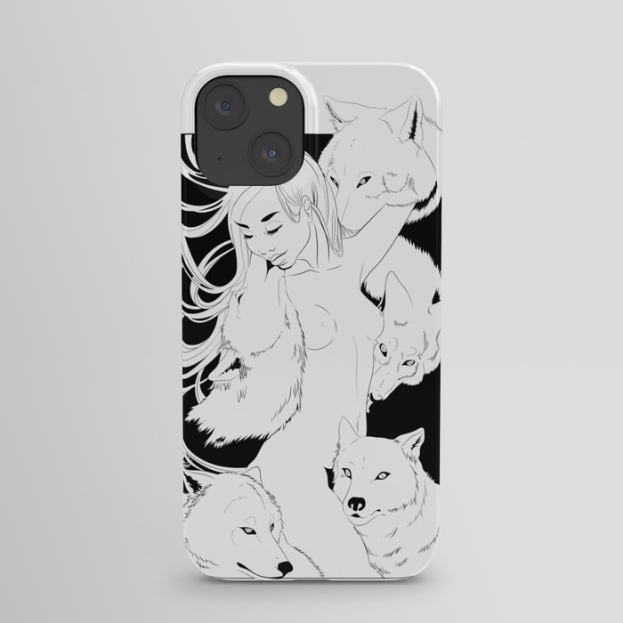 Wolf Lady iPhone Case