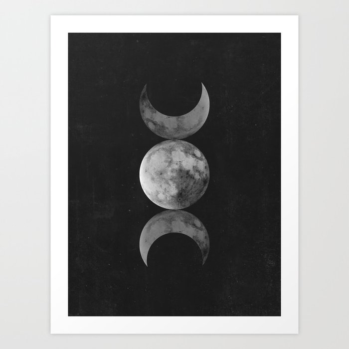 Moon Symbol Art Print