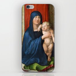 Madonna and Child, 1496-1499 by Albrecht Durer iPhone Skin