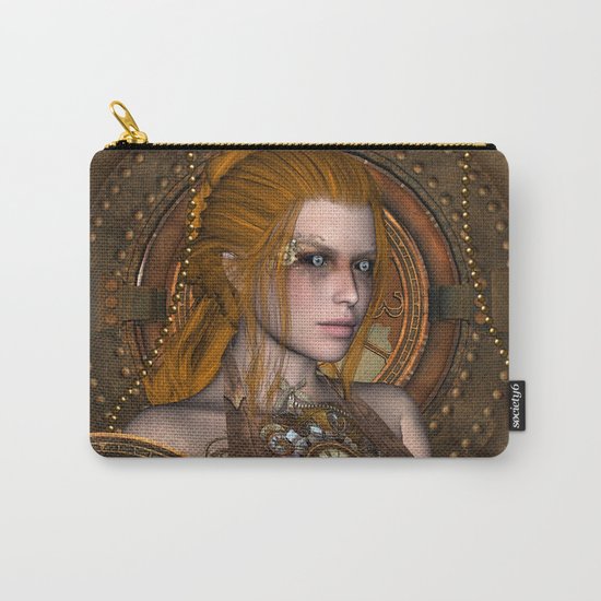 Steampunk, amazing steampunk women Carry-All Pouch