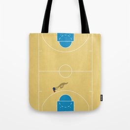 Yellow Basketball Court  Tote Bag