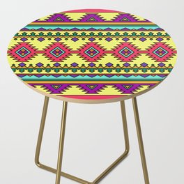 Aztec pattern Side Table