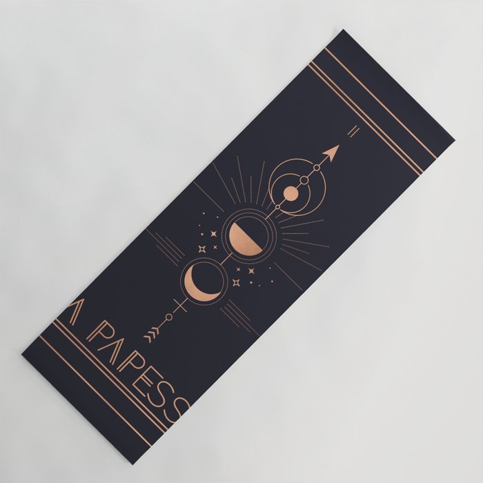 La Papesse or The High Priestess Tarot Yoga Mat