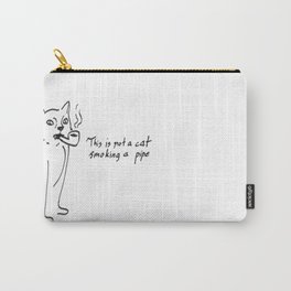 This is not a cat smoking a pipe Carry-All Pouch