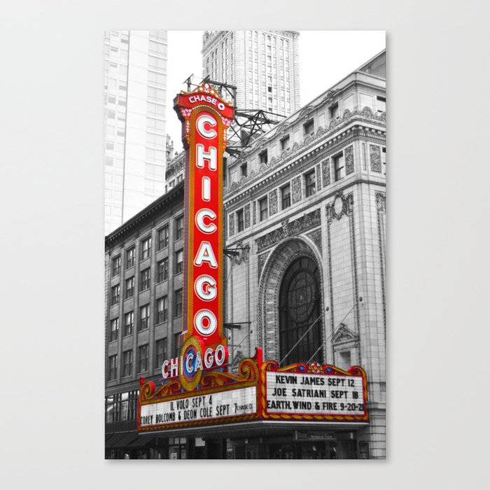 Chicago Theater Canvas Print