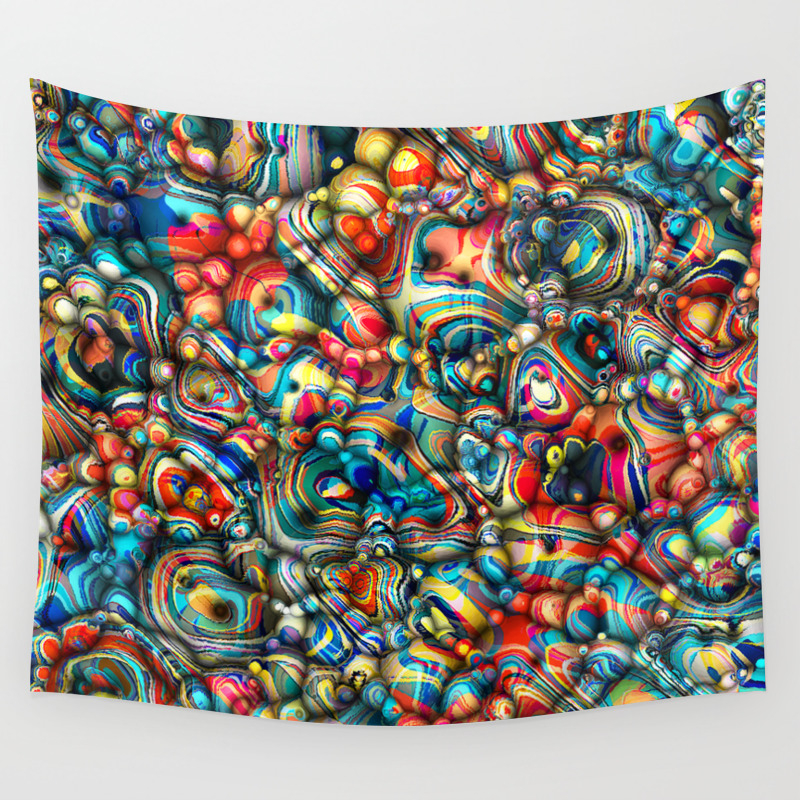 abstract wall tapestry