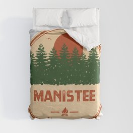 Manistee National Forest Duvet Cover