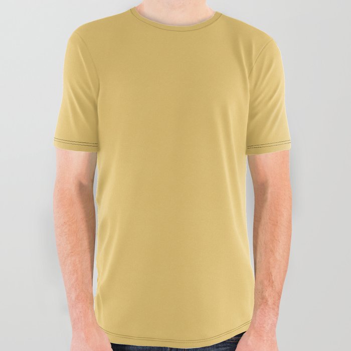 Yellow All Over Graphic Tee