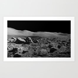 lunar landscape Art Print