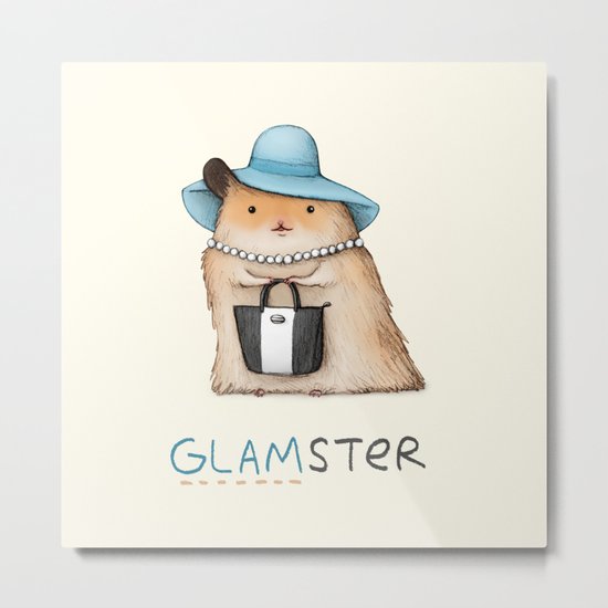 Glamster Metal Print