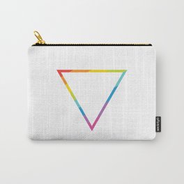 Pride: Rainbow Geometric Triangle Carry-All Pouch