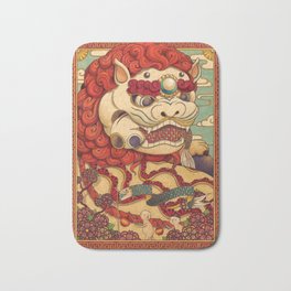 Chinese Lion Badematte