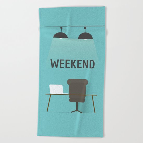 Weekend Beach Towel