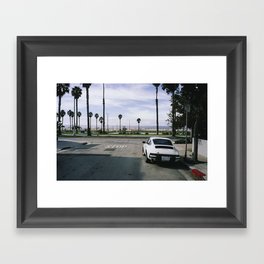 Vintage Porsch 9 11,  Venice Beach, Los Angeles, California Leica M Framed Art Print