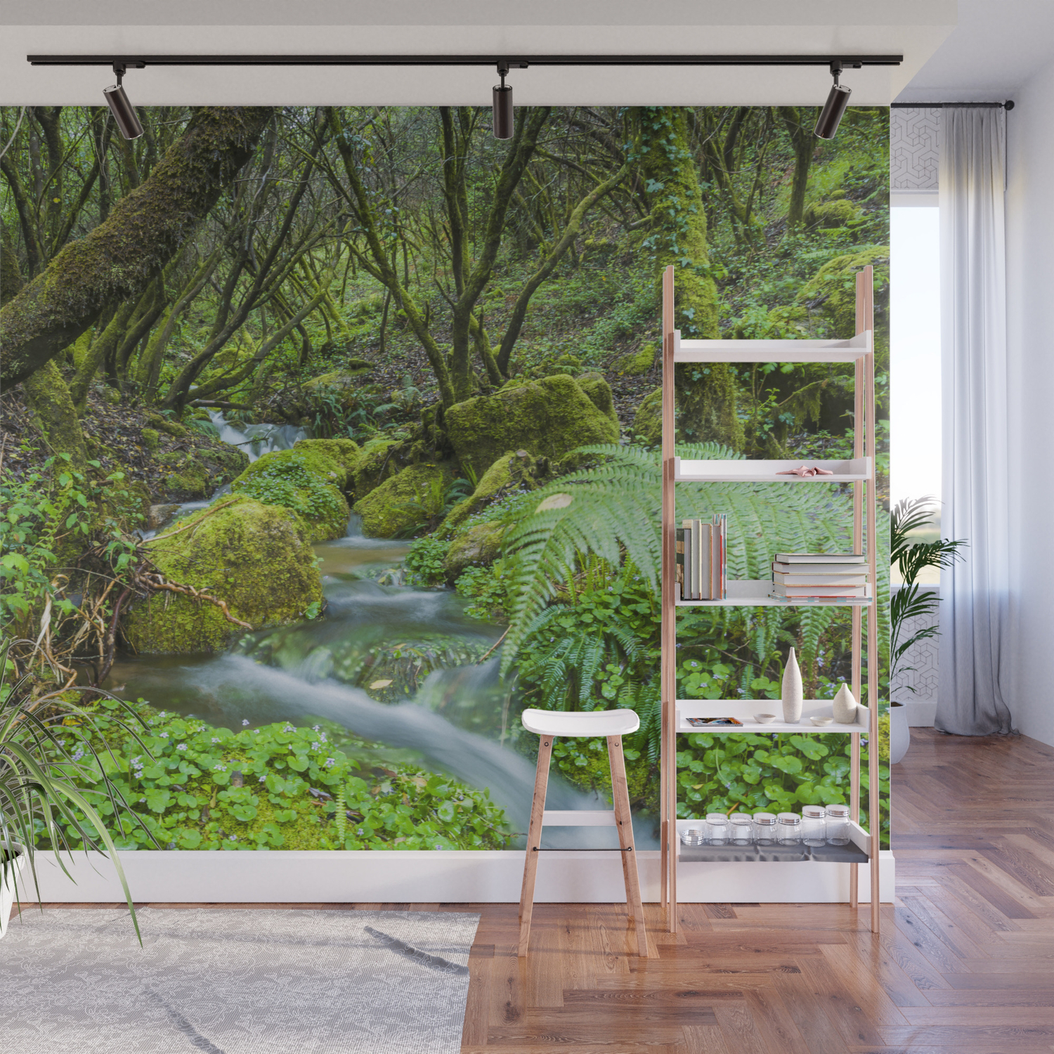 Deep In The Green Forest Wall Mural - Forest Wall Murals Deep In The Green Forest Wall Mural - Forest Wall Murals