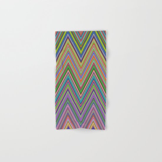 Vivid herringbones Hand & Bath Towel