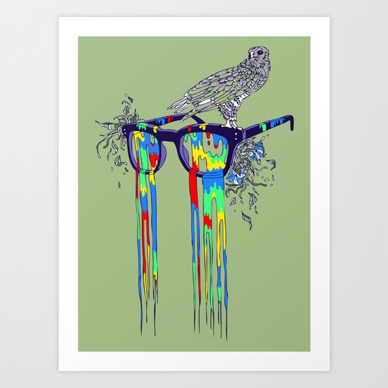 Technicolor Vision Art Print