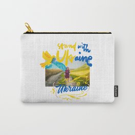 Stand With Ukraine Hope Carry-All Pouch