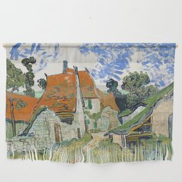 Street in Auvers-sur-Oise Wall Hanging